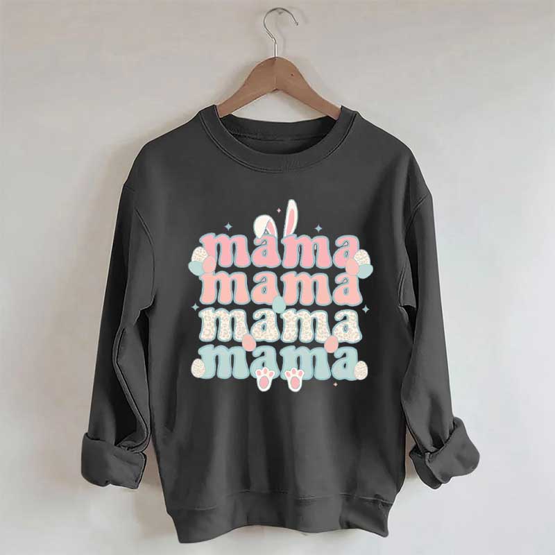 Easter Mama Print Sweatshirt