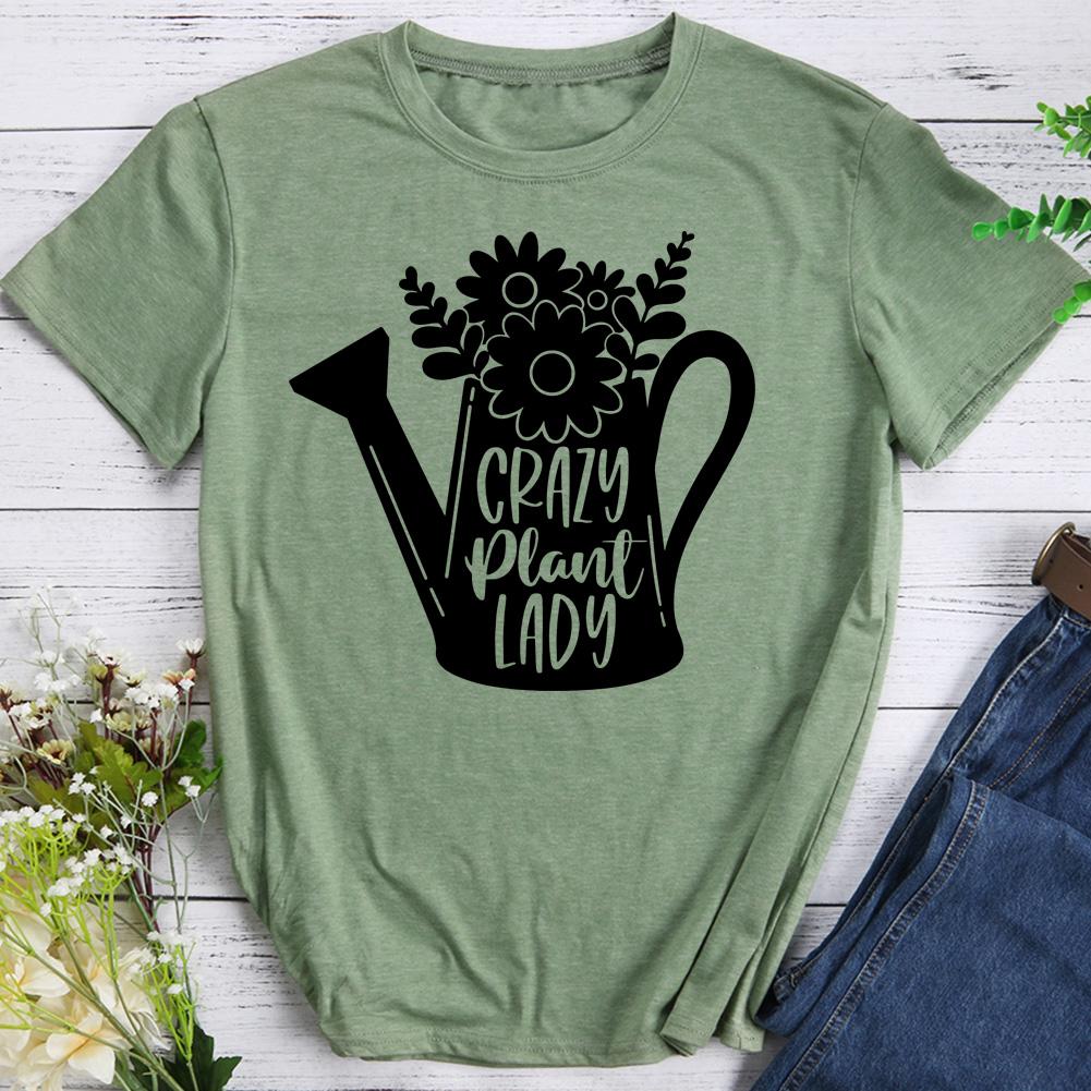 Crazy Plant Lady Hiking T-shirt