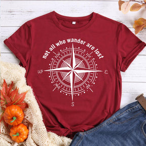 Not All Who Wander Are Lost Hiking T-shirt