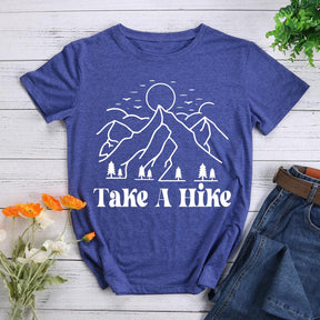 Take A Hike Round Neck T-shirt