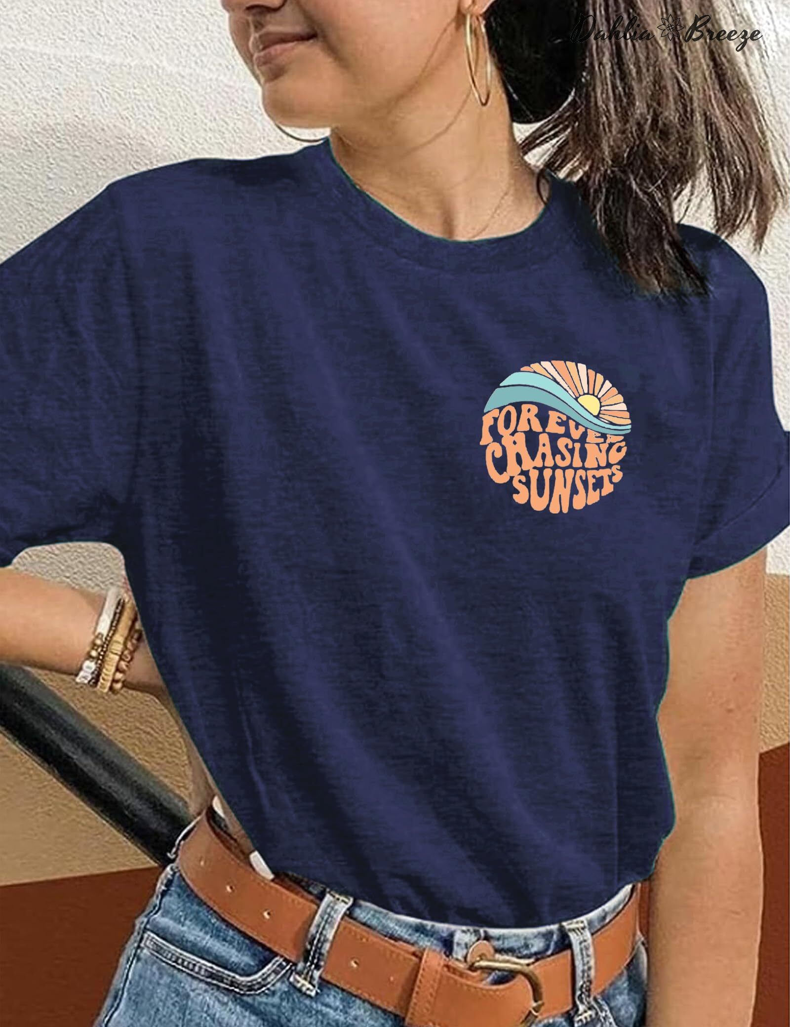 Sunset Beach Nature Travel T-shirt