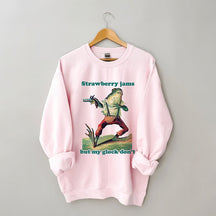 Confitures de fraises mais mon Glock ne sweat-shirt