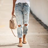 Street Hipster zerrissene Jeans