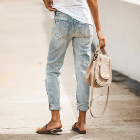 Street Hipster Ripped Jeans