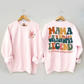 Retro Mom Grandma Legend Sweatshirt