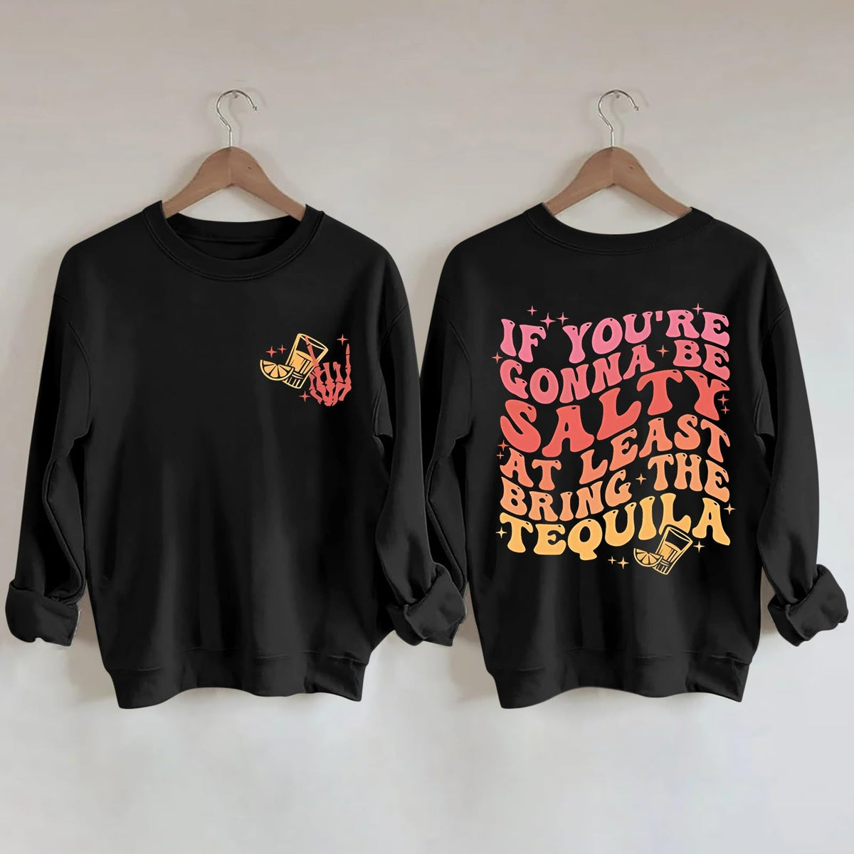 Sweatshirt mit „If You Re Gonna Be Etter“-Aufdruck