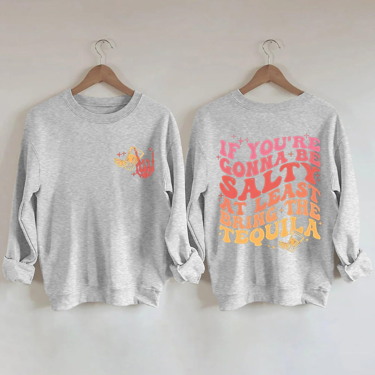 Sweatshirt mit „If You Re Gonna Be Etter“-Aufdruck