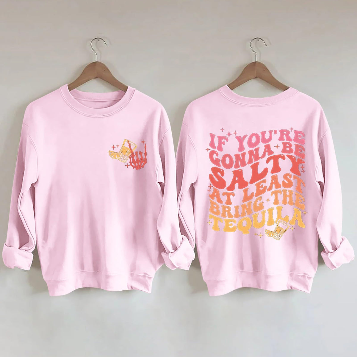 Sweatshirt mit „If You Re Gonna Be Etter“-Aufdruck