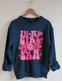 In My Girl Mom Era Floral Print Sweatshirt