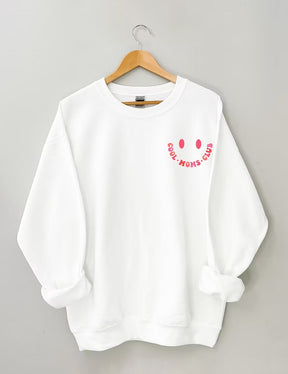 Sweat-shirt mignon à l'ère de ma mère