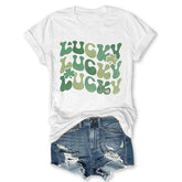 Retro Saint Patrick's Day Lucky T-shirt