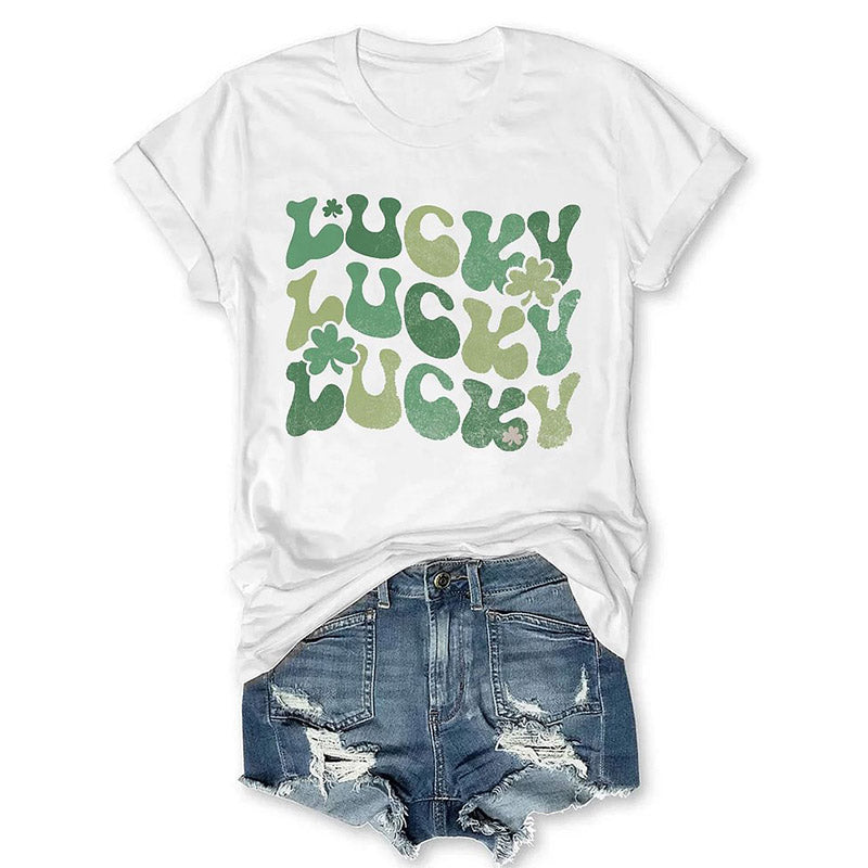 Retro-Glücks-T-Shirt zum St. Patrick's Day