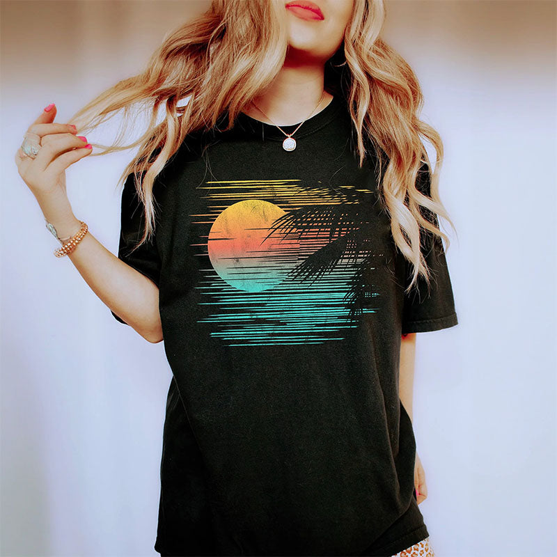 Sunset Beach View T-shirt