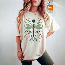 Dragonfly And Ferns Vintage T-shirt