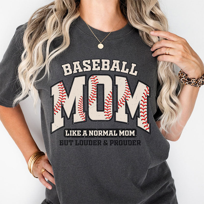 T-shirt maman de baseball bruyant et fier