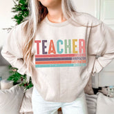 Retro Teacher Back To School Sweatshirt