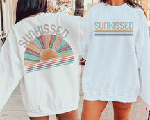 Sweat-shirt tendance Rainbow Summer Sunkissed