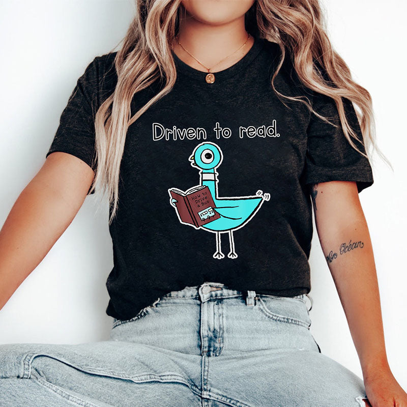 Driven To Read Funny T-shirt