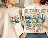 Vintage Camping Family Adventure Sweatshirt