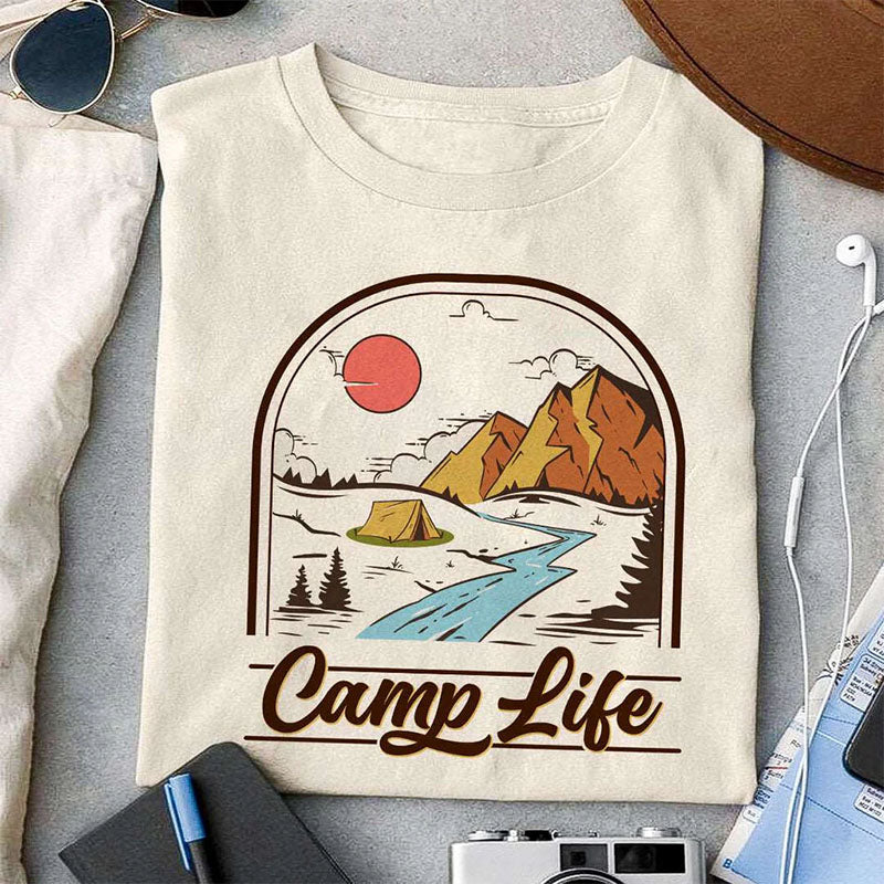 Camp Life Trendy T-shirt