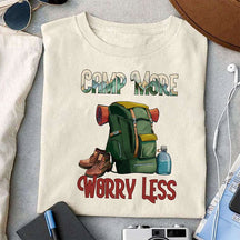 Camp More Worry Less T-shirt