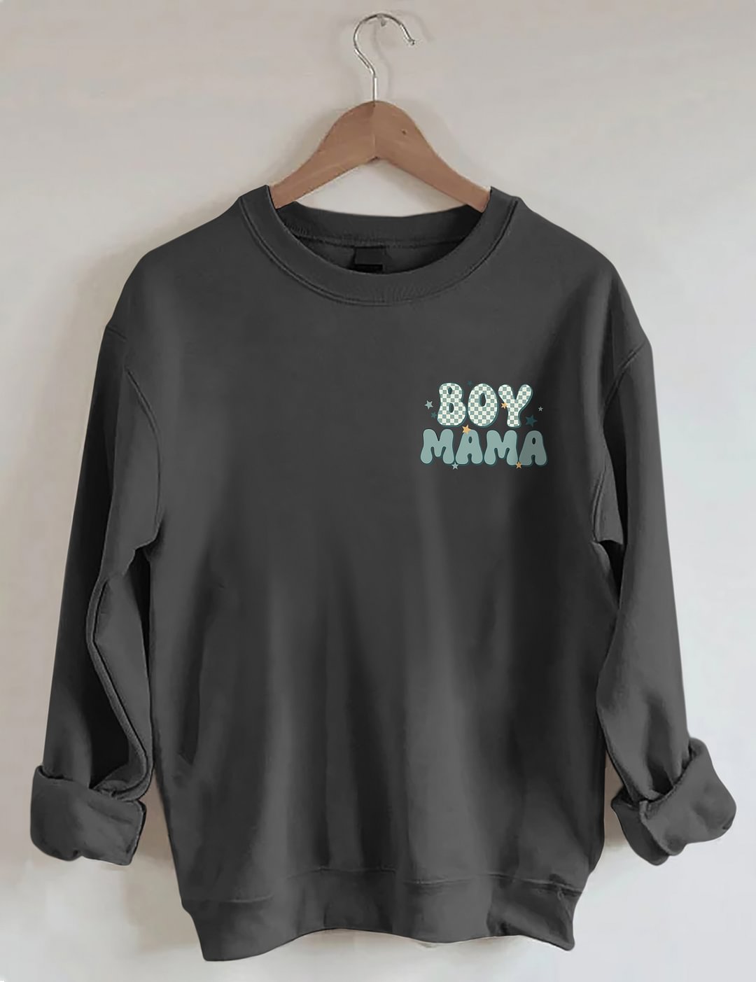 In My Boy Mom Era Trendy Crewneck Sweatshirt