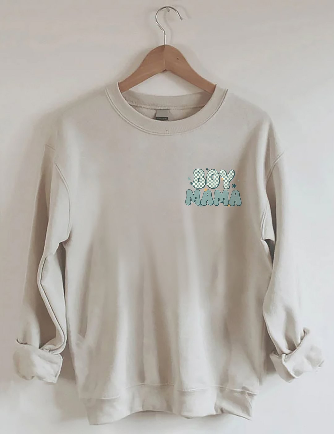 In My Boy Mom Era Trendy Crewneck Sweatshirt