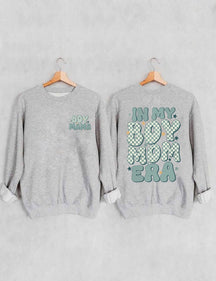 Sweat-shirt tendance à col rond In My Boy Mom Era