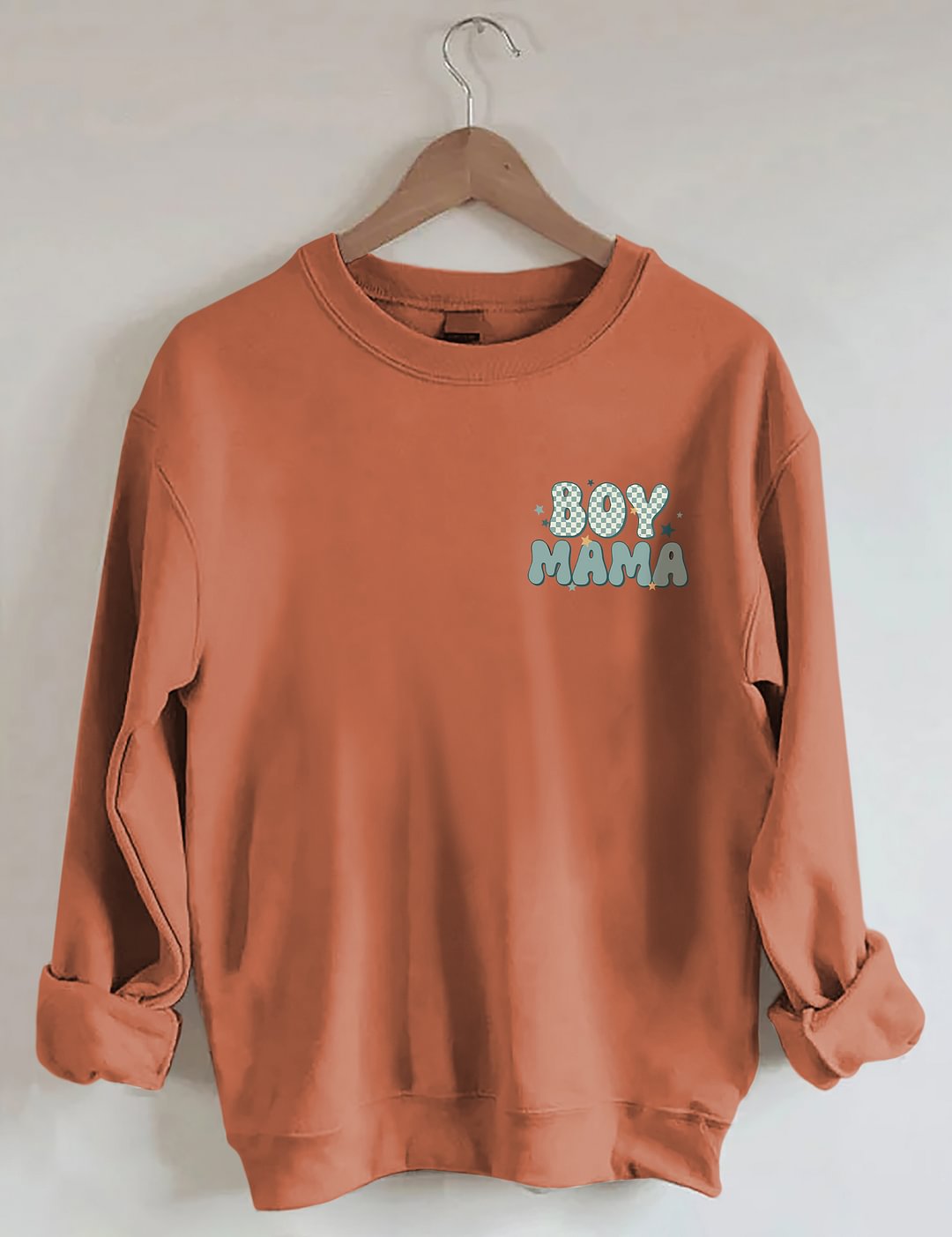 In My Boy Mom Era Trendy Crewneck Sweatshirt