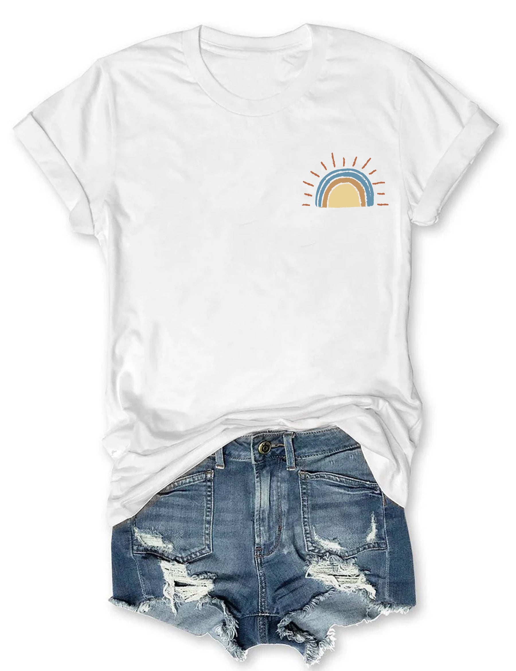 T-shirt Le soleil brille dans mon esprit