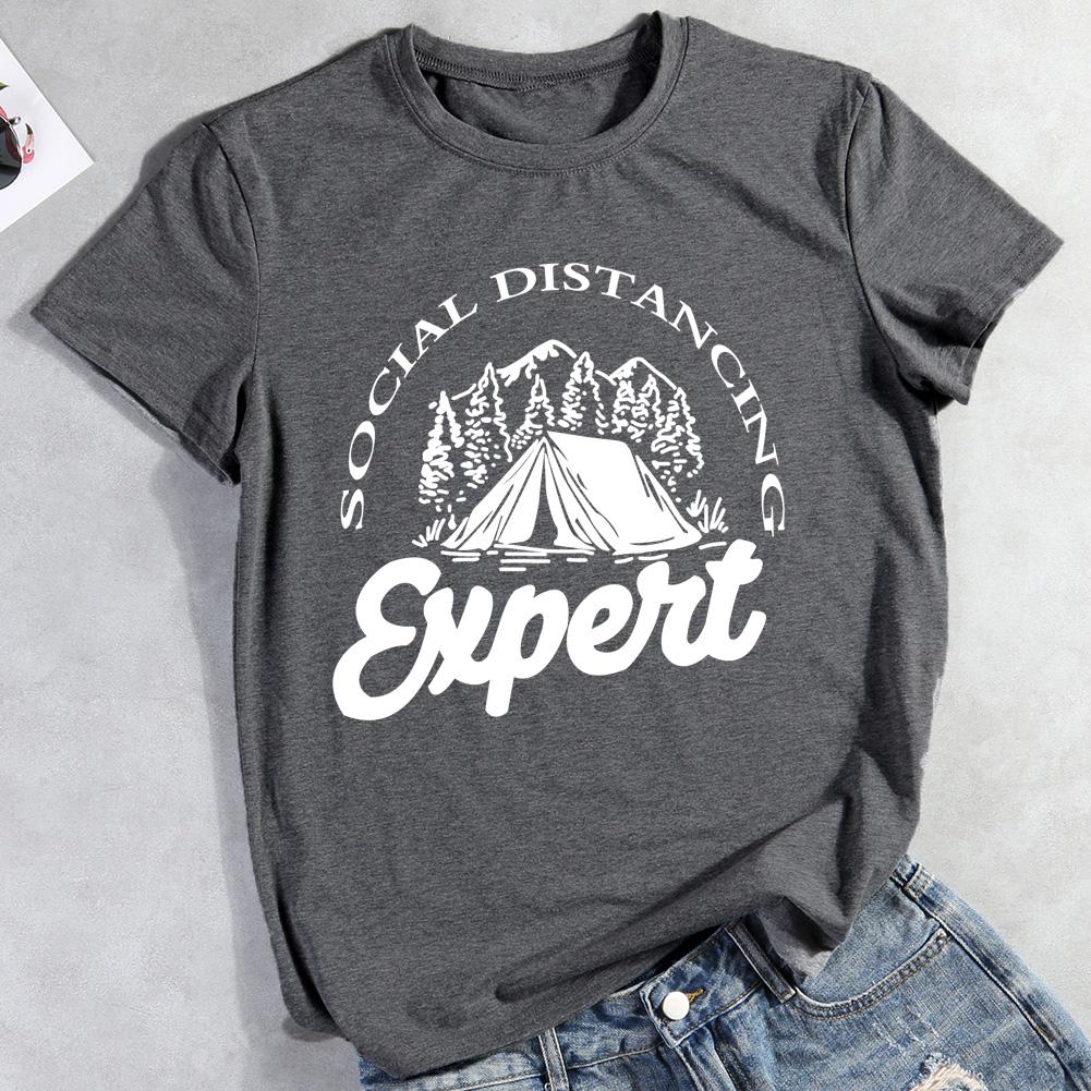 Social Distancing Expert Outdoor T-shirt