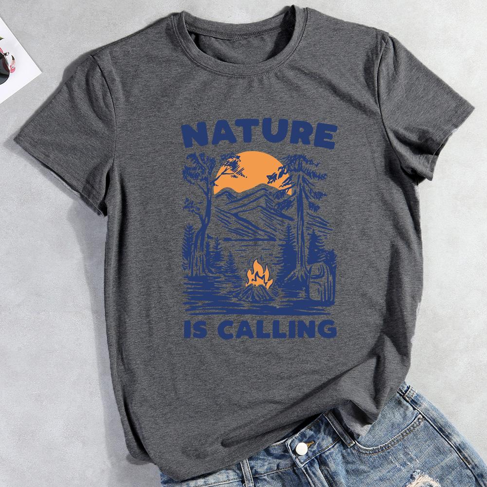 Nature Is Calling Hiking T-shirt