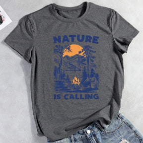 Nature Is Calling Hiking T-shirt