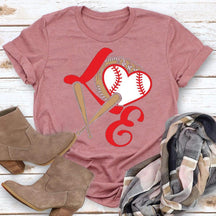 Baseball Heart T-shirt