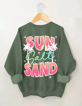 Sweat-shirt Soleil Sel Sable