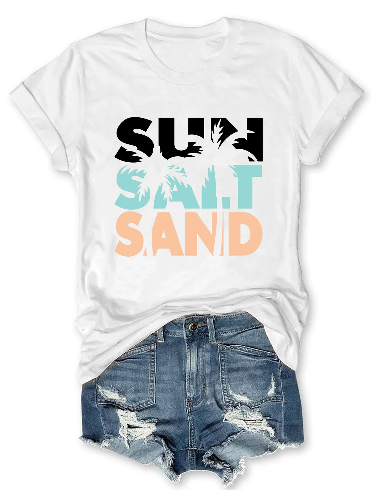 T-shirt Soleil Sel Sable