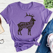 Going To The Woods Hiking T-shirt