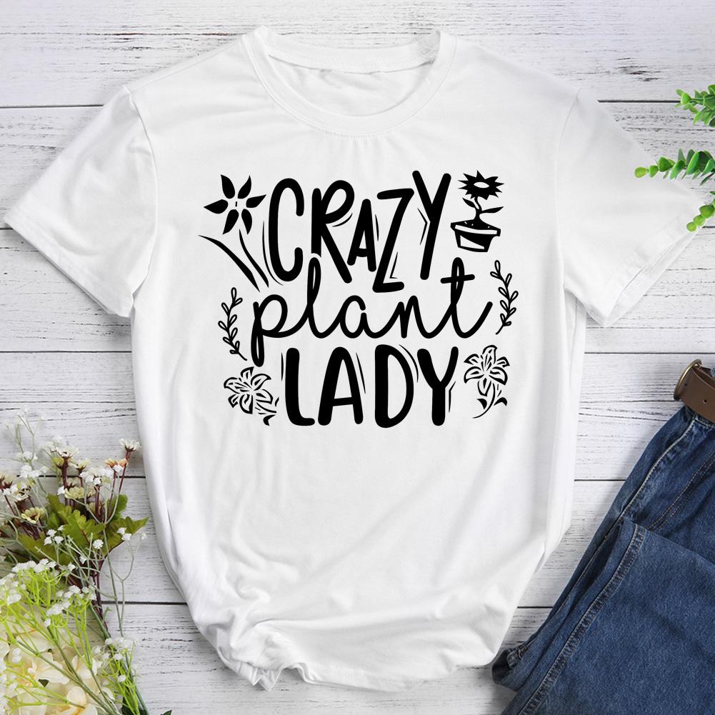 Crazy Plant Lady Hiking T-shirt