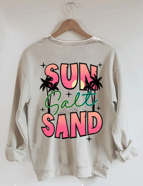 Sweat-shirt Soleil Sel Sable