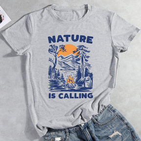 Nature Is Calling Hiking T-shirt