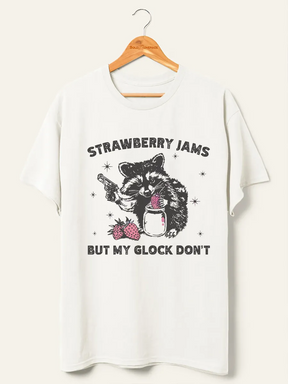 Starwberry Jams But My Glock Don't T-shirt