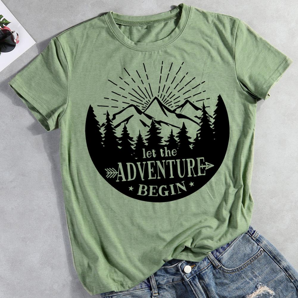 Let The Adventure Begin Hiking T-shirt