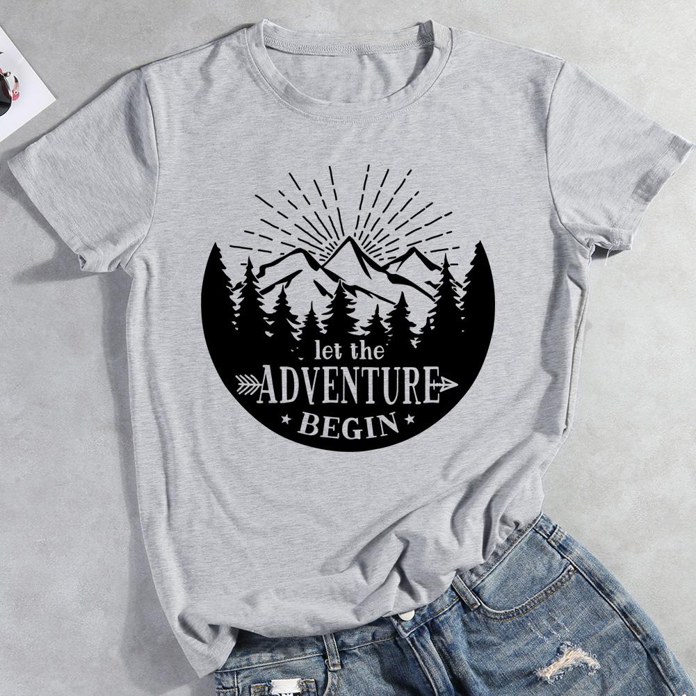 Let The Adventure Begin Hiking T-shirt