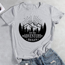 Let The Adventure Begin Hiking T-shirt