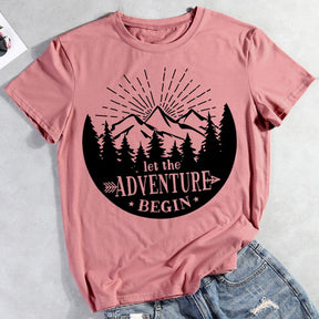 Let The Adventure Begin Hiking T-shirt