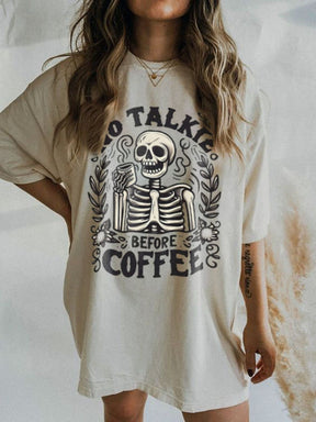 No Talkie Before Coffee T-shirt