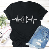 Baseball Heartbeat T-shirt