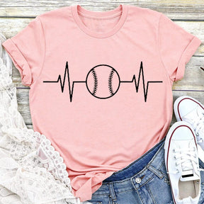 Baseball Heartbeat T-shirt