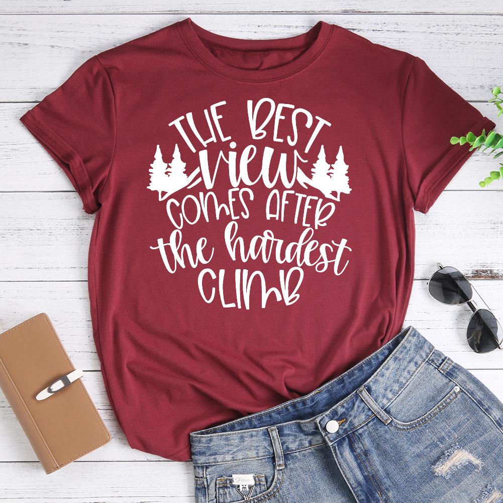 The Best View Hiking T-shirt