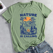 Nature Is Calling Hiking T-shirt